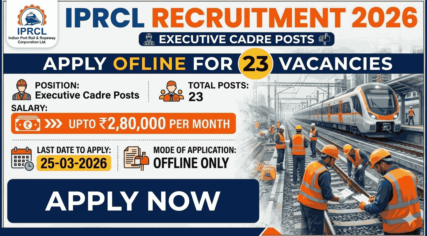  IPRCL Recruitment 2026