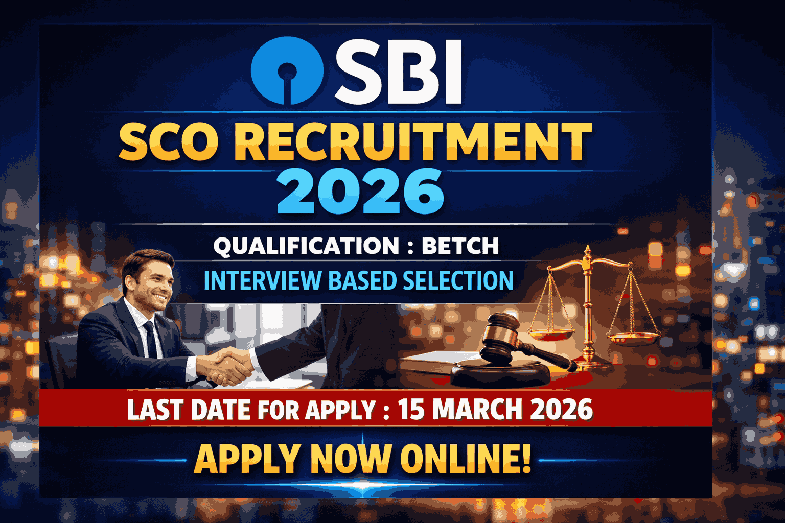SBI SCO Recruitment 2026