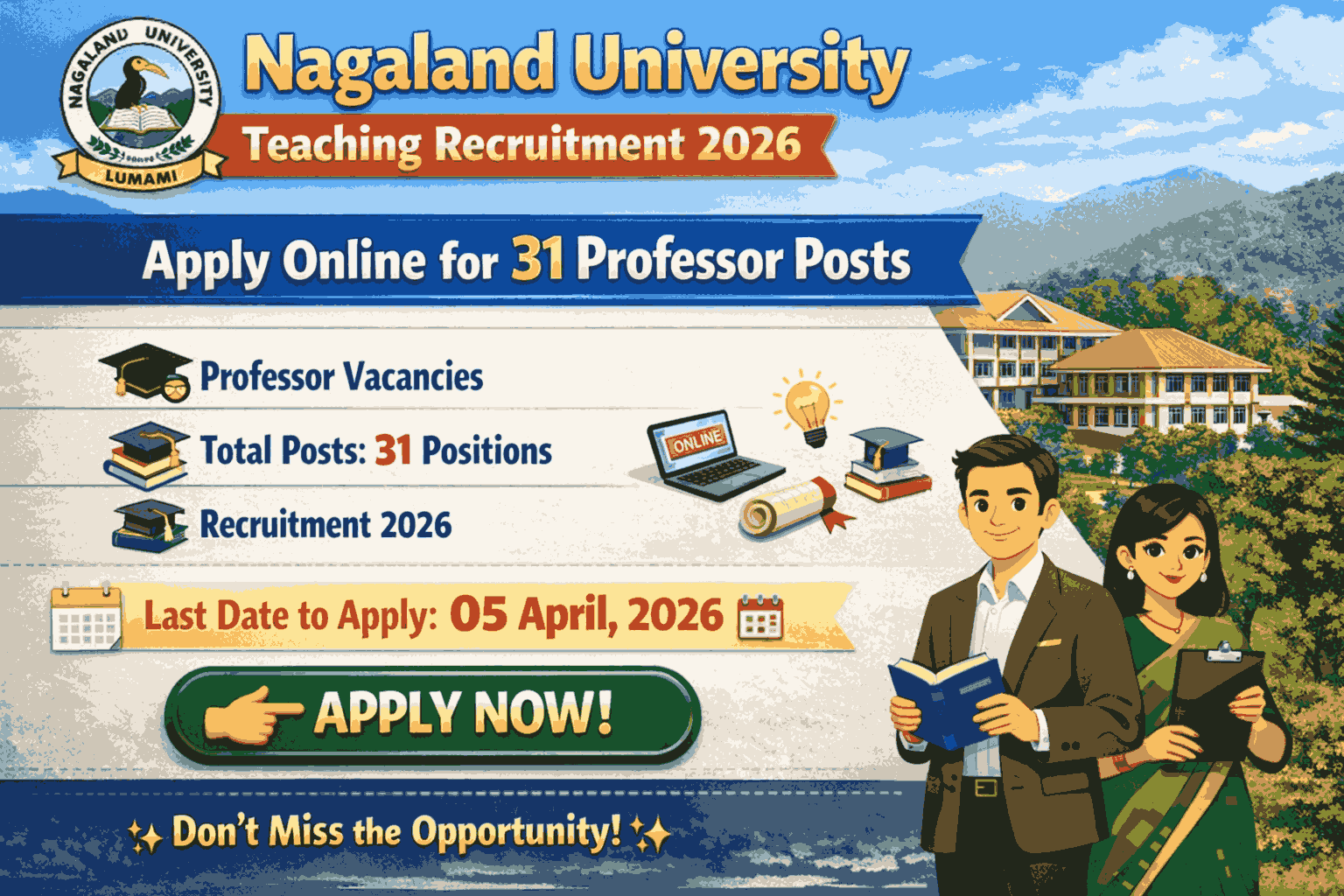 Nagaland Teaching Recruitment 2026