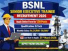 BSNL SET Recruitment 2026