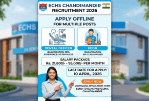 ECHS Chandi Mandir Recruitment 2026