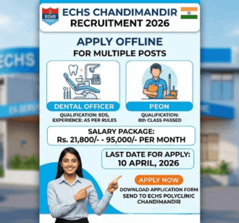 ECHS Chandi Mandir Recruitment 2026